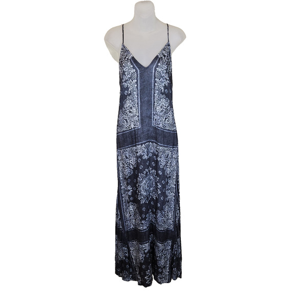 Revolve The Jetset Diaries Maxi Dress Tassels Boho Travel Tie Back TJD Size S - Picture 1 of 12